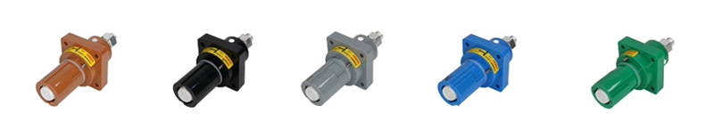 Fiche rhinocéros monoconducteur standard européenne PHLTD 150-400A/380V, connecteur rapide à courant élevé pour éclairage de scène, disponible en brun, noir, gris, bleu et vert