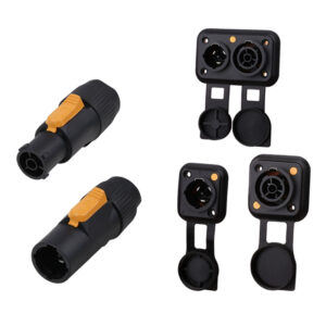 Prise et socket d'alimentation étanche IP65 PHLTD, connecteur monophasé à trois broches 20A, prise de faisceau pour éclairage de scène et systèmes audio