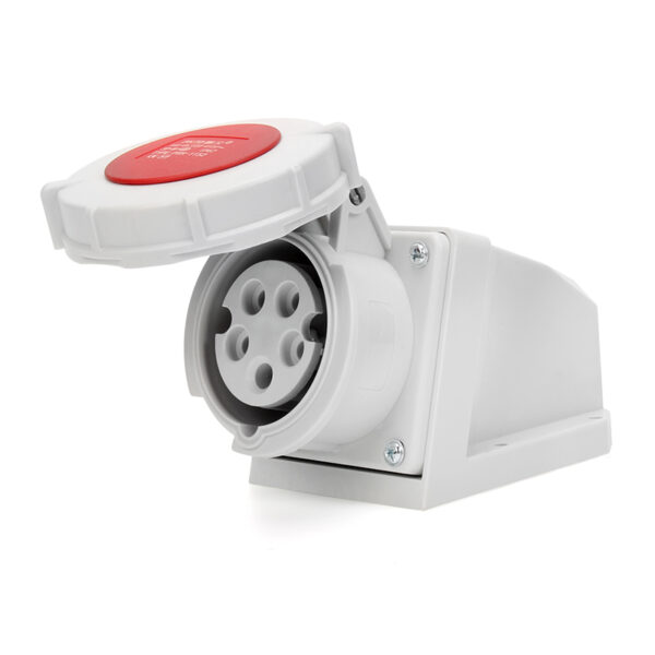 Phltd grand courant IP67 imperméable à l'eau prise de courant industrielle 5 - Core 63A mural encastré prise 220 - 415v-